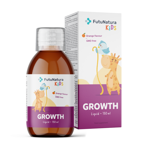 GROWTH – Детска течна хранителна добавка за растеж, 150 мл