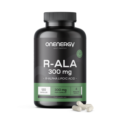 R-ALA – R-алфа липоева киселина 300 мг, 120 капсули