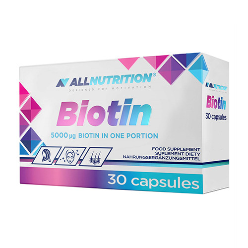 Biotin 5000 µg, 30 kapslí