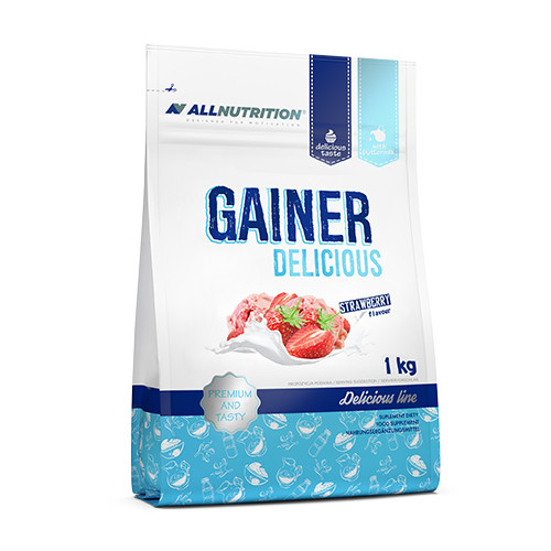 Gainer Delicious – jahoda, 1000 g