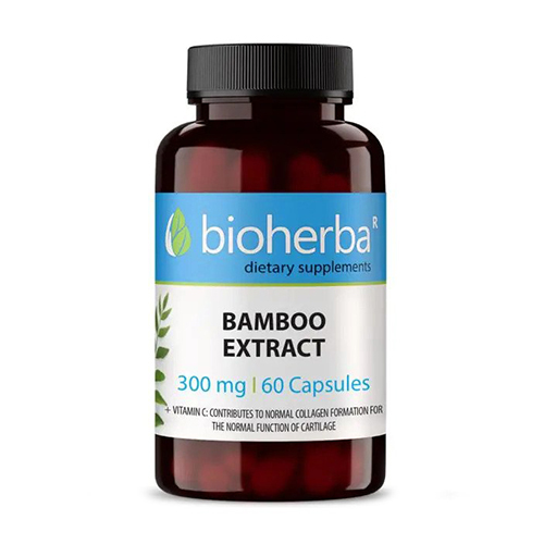 Bambusový extrakt 300 mg, 60 kapslí