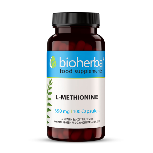 L-methionin 350 mg, 100 kapslí