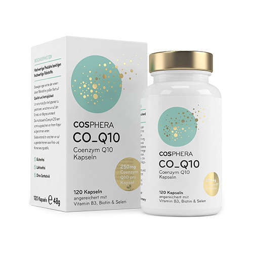 Koenzym Q10 + biotin, 120 kapslí