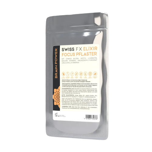 Focus – náplasti s ginkgem a brahmi, 3 náplasti
