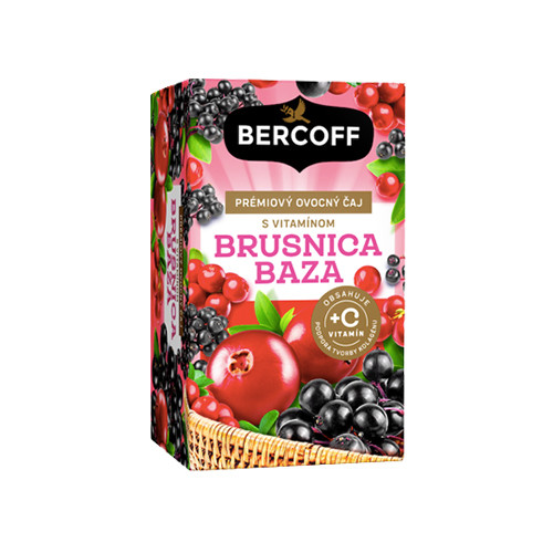 Ovocný čaj – brusinka a vitamín C, 16 x 2 g