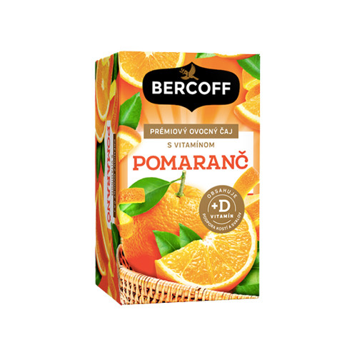 Ovocný čaj – pomeranč a vitamín D3, 16 x 2 g