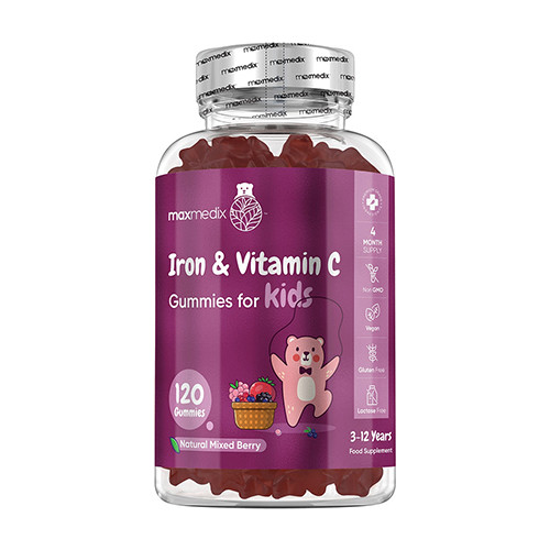Železo s vitamínem C, 120 gumových bonbonů