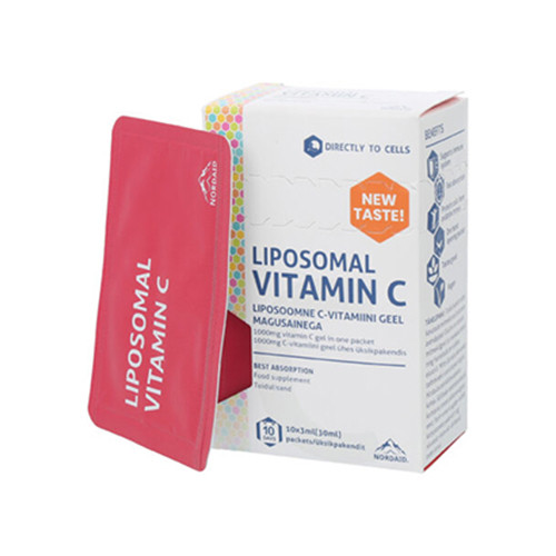 Lipozomální vitamín C ve formě gelu, 10 sáčků