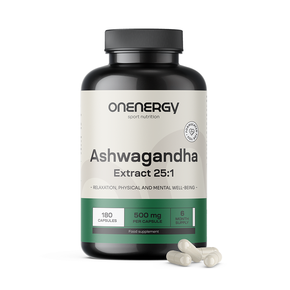 Ašvaganda 500 mg – výtažek 25:1