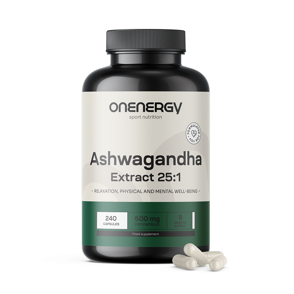 Ašvaganda 500 mg - výtažek 25:1