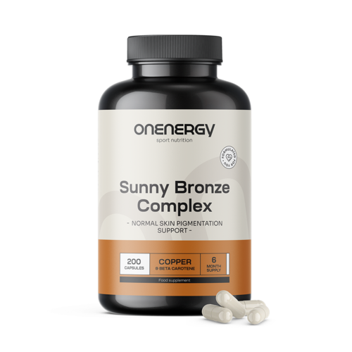 Sunny Bronze Complex – podpora opálení, 200 kapslí