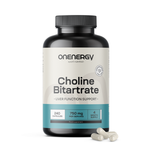 Cholin bitartrát 750 mg, 240 kapslí