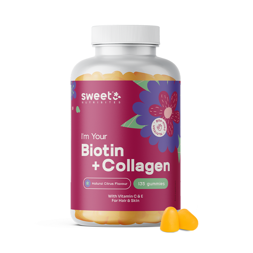 Biotin + kolagen - želatinke za vlasy, pleť a nehty