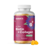 Biotin + kolagen – gumové bonbony na vlasy, kůži a nehty, 135 gumových bonbonů