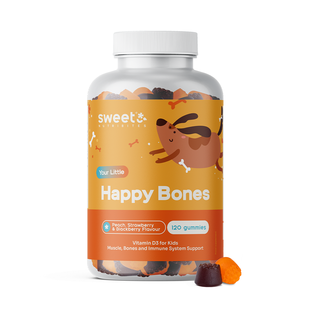 Šťastné kosti - žvýkací bonbóny pro děti s vitamínem D3