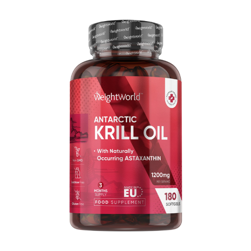 Krilový olej 1200 mg, 180 měkkých kapslí