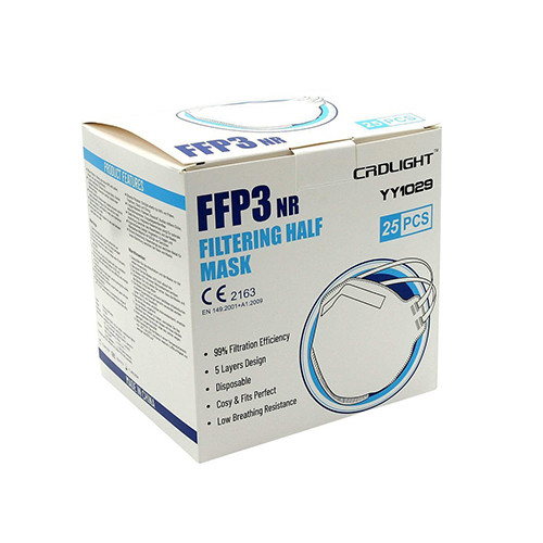 FFP3 Schutzmasken – weiß, 25 Schutzmasken