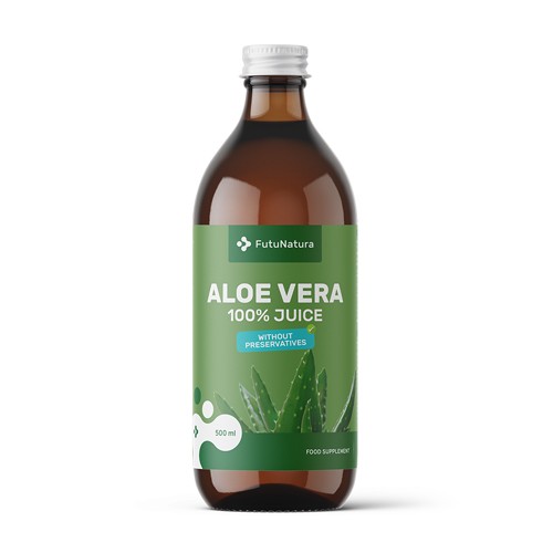 100 % Aloe vera Saft - Verdauung, 500 ml