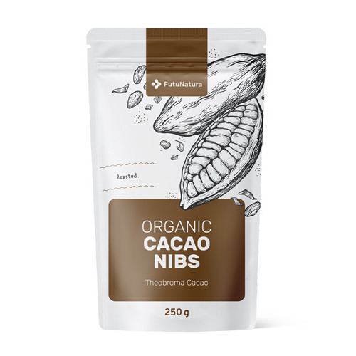 BIO zerkleinerte Criollo-Kakaobohnen, 250 g
