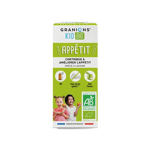 BIO Flüssiges Nahrungsergänzungsmittel für Kinder – Appetit, 125 ml