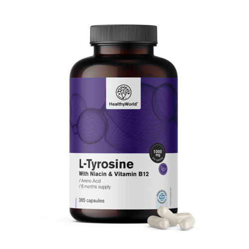 L-Tyrosin 1000 mg, 365 Kapseln