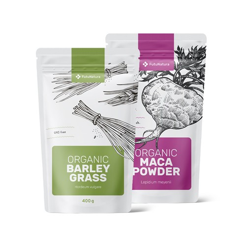 Smoothie Set - BIO: Macapulver + Gerstengraspulver, Set