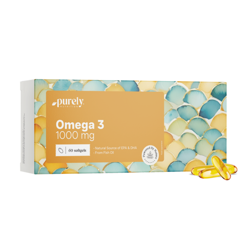 Omega-3 1000 mg – aus Fischöl, 60 Weichkapseln