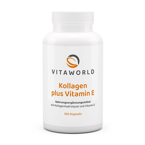 Kollagen + Vitamin E, 100 Kapseln