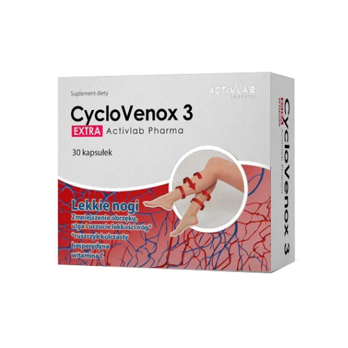 CycloVenox 3 - para piernas cansadas, 30 cápsulas