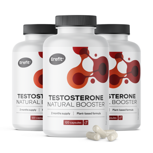 3x Testosterone – Natural Booster, en total 360 cápsulas