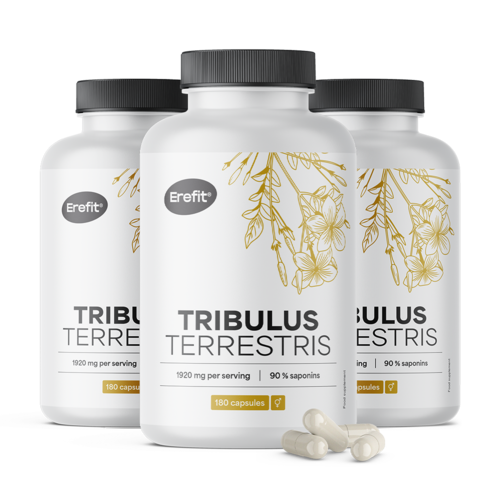 3x Tribulus - abrojo común 1920 mg, en total 540 cápsulas