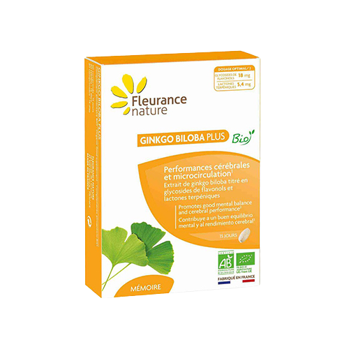 BIO Ginkgo biloba PLUS, 15 comprimidos