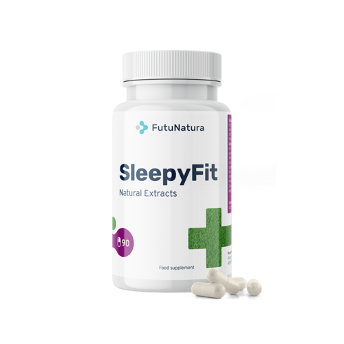 SleepyFit – complejo de extractos vegetales, 90 cápsulas