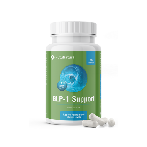 GLP-1 Support - complejo de extractos de plantas con cromo, 60 cápsulas