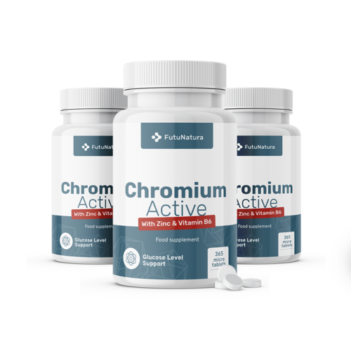 3x Cromo Active, en total 1095 microcomprimidos