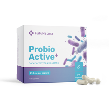Probio Active PLUS - Saccharomyces boulardii 250 mg en cápsulas.