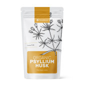 Psilium orgánico - llantén de la India - Cáscaras, 200 g