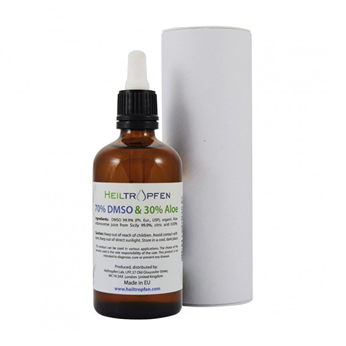 DMSO + zumo de aloe con pipeta, 100 ml