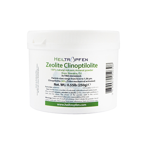 Zeolita clinoptilolita – 3x micronizada TMA, 250 g