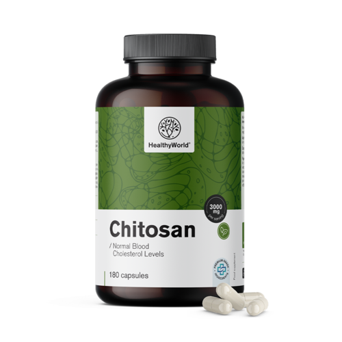 Quitosano 3000 mg, 180 cápsulas