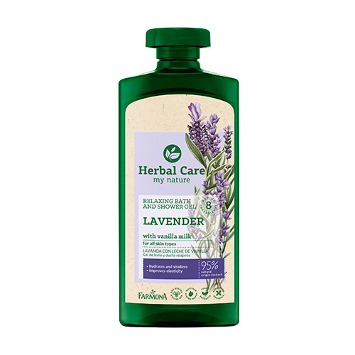 Gel de baño y ducha – lavanda y leche de vainilla, 500 ml