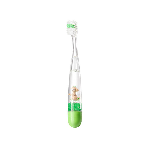 Cepillo de dientes infantil con temporizador – verde, 1 pieza