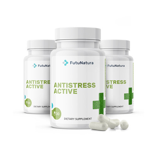 3x AntiStress Active, en total 90 cápsulas