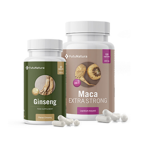 EXTRA STRONG Maca + Ginseng, set