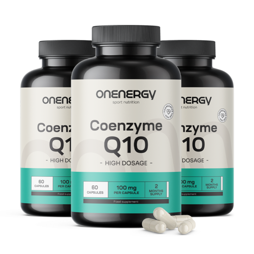 3x Coenzima Q10 100 mg, en total 180 cápsulas