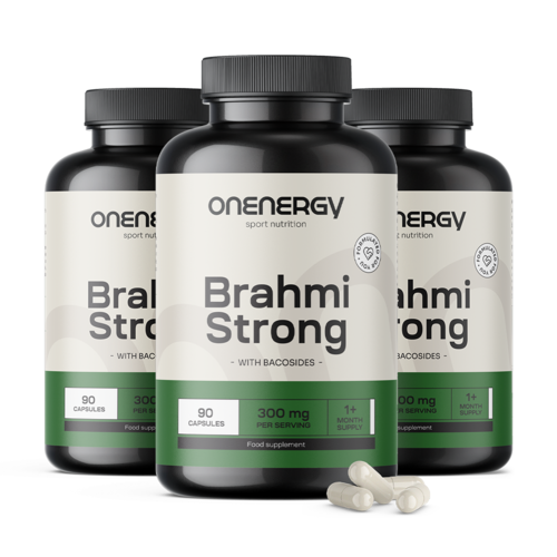 3x Brahmi Strong, en total 270 cápsulas