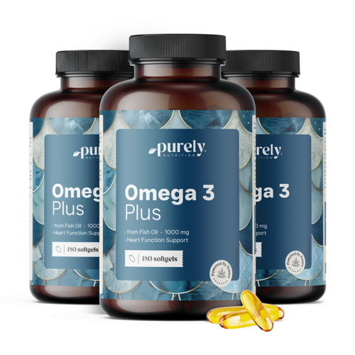 3x Omega-3 Plus 1000 mg, en total 540 cápsulas blandas
