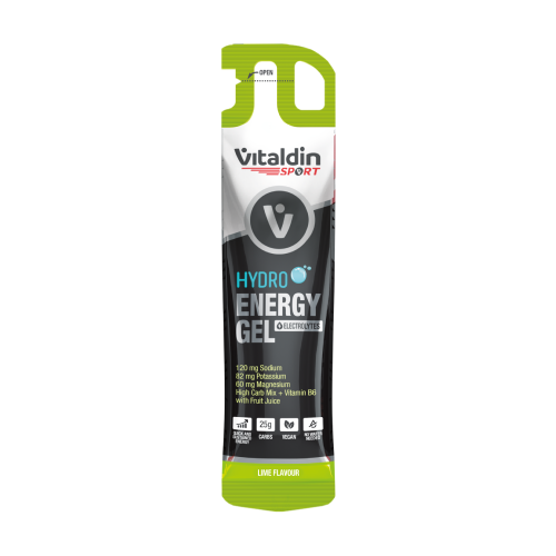 HYDRO Gel energético con electrolitos - lima, 55 ml