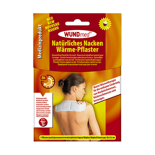 Parche calentador natural para cuello y hombros, 1 pieza