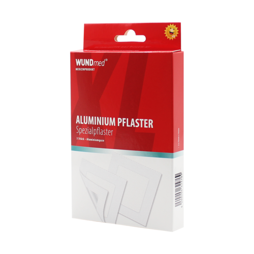 Parches con aluminio, 75x75mm, 3 piezas